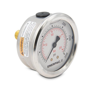 Rear Mount Glycerine Filled Gauge